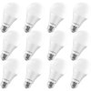 Luxrite A19 LED Light Bulbs 15W (100W Equivalent) 1600LM 4000K Cool White Dimmable E26 Base 12-Pack LR21442-12PK